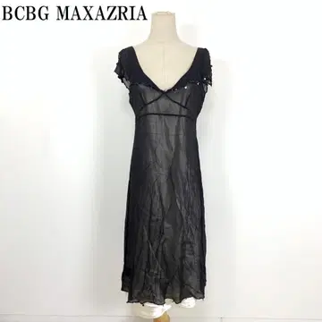 LA7404 택 포함 새상품 비지 비지 맥스 아즈리아 실크 원피스 M