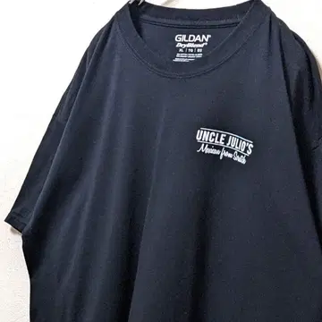 길단 앵클 주리오 로고 티셔츠 블랙 검정 XL 구제 의류