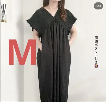 시마무라 셔링 원피스 블랙 M