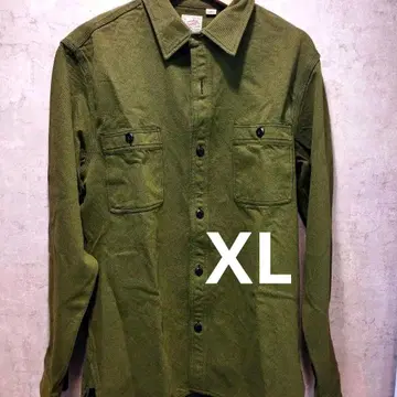 휴스턴 Houston 올리브 그린 긴팔 셔츠 X-LARGE