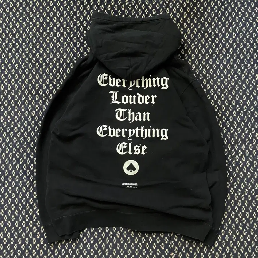 20aw NEIGHBORHOOD MOTORHEAD Hooded パーカー NEIGHBORHOOD MOTORHEAD HOODED SWEATSHIRT BLACK | TODAY CLOTHING