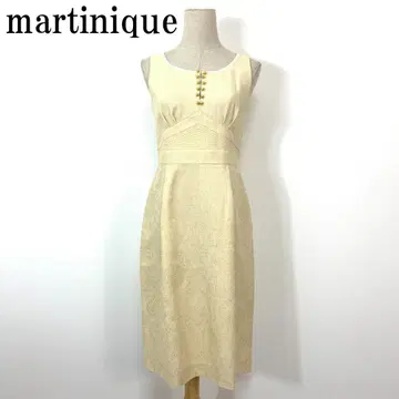 martinique 마르티니크 슬리브리스 원피스 베이지 B960