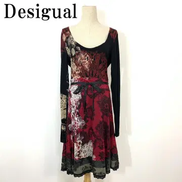 Desigual 데시구알 긴팔 원피스 올 패턴 L B961