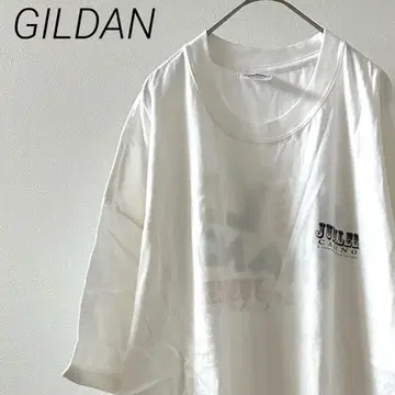 GILDAN 티셔츠 반팔 크루넥 백 프린트 2XL 빅 사이즈