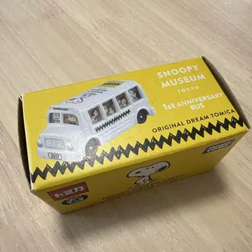 토미카 드림 토미카 스누피 뮤지엄 한정판 버스 화이트 BUS