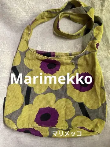 Marimekko 마리메꼬 숄더 백 우니코 차분한 색감
