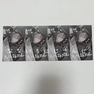 4점 니지산지 ChroNoiR 7주년 랜덤 폴라로이드풍 메탈 카드