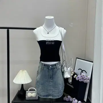 슬리브리스 로고 탑 2가지 색상 선택 가능