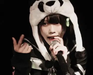 Yurumeru Mo! Ano-chan 착용 팬더 모자