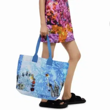 나카가와 미카 Desigual 콜라보 토트백