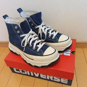 CONVERSE ALL STAR 데님 통굽 하이컷