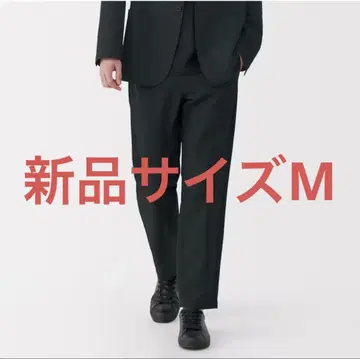 무인양품 바람이 통하는 턱 테이퍼드 팬츠 M