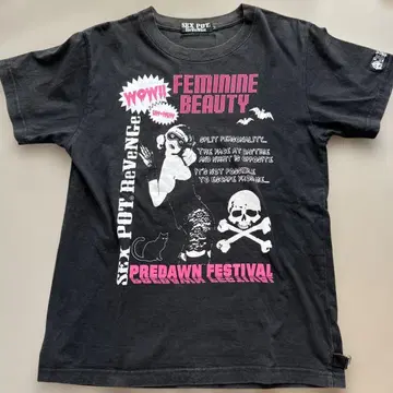 SEX POT ReVeNGe FEMININE BEAUTY 티셔츠
