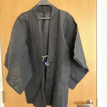 여름용 겉옷 보라색 술이 달린 끈