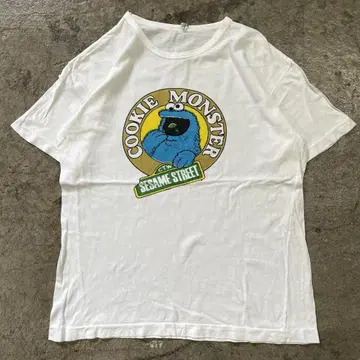 80s 90s SESAME STREET 세서미 스트릿 티셔츠 L