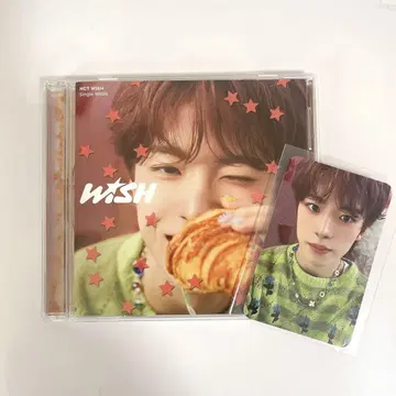 NCT WISH 싱글 [WISH] 초회 한정판 유우시 트레이딩 카드 포함