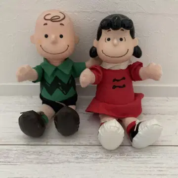 찰리 브라운 샐리 봉제 인형 세트