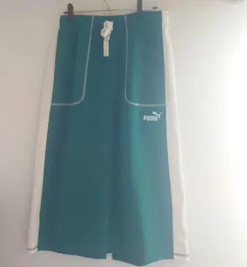푸마 저리 롱 스커트 타이트 그린 XL