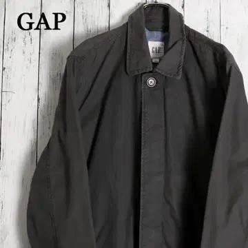 GAP 갭 트윌 코튼 스프링 코트 발 칼라 코트 소매 개방형