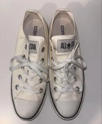 CONVERSE ALL STAR 화이트 로우 컷