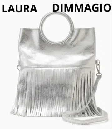 LAURA DIMAGGIO 로라 디마지오 숄더백 실버 파우치 포함