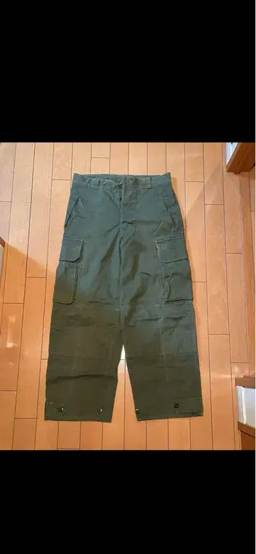 카고 팬츠 올리브 그린