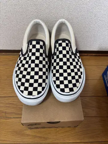 VANS SLIP-ON 슬립온 체커 화이트 블랙 체크 반스
