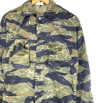 60년대 빈티지 US ARMY 타이거 스트라이프 셔츠 A-L
