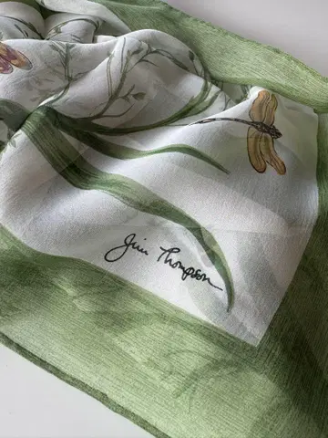 Jilm Thompson 헬스장 톰슨 실크 스카프