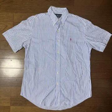 Ralph Lauren 90s 반팔 셔츠 스트라이프 y2k archive