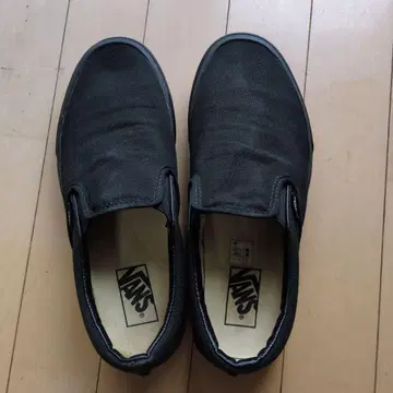 Vans 블랙 슬립온 남성용 26.5cm