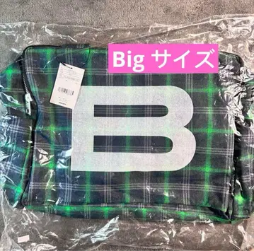 BEEDEN BIG B LOGO BAG 체크 무늬
