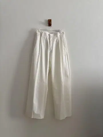 TUCK CHINO 와이드 팬츠 Deuxieme Classe 36 화이트