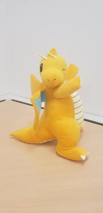 카이류 봉제 인형 중형 노랑