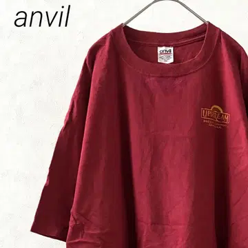 anvil 티셔츠 반팔 크루넥 백 프린트 2XL 빅 사이즈