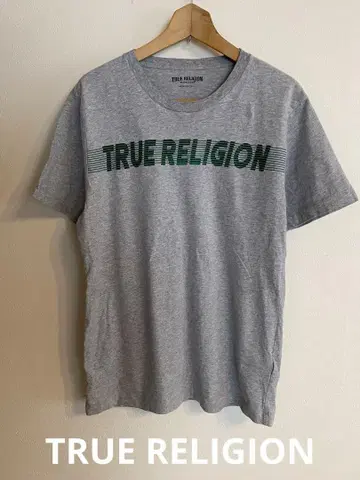 TRUE RELIGION 트루 릴리전 티셔츠 그레이