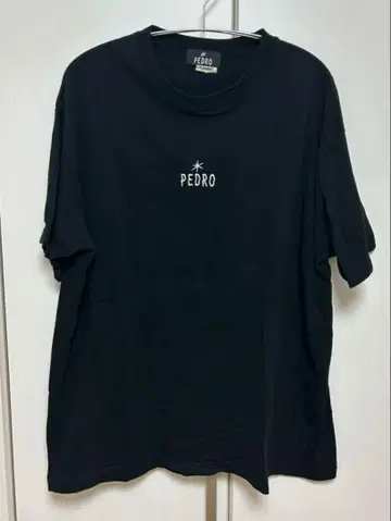 PEDRO 블랙 티셔츠 XX-LARGE