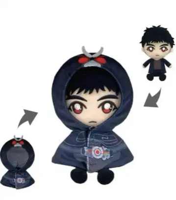 '가면라이더 BLACK SUN' 치비 봉제 인형과 판초 세트