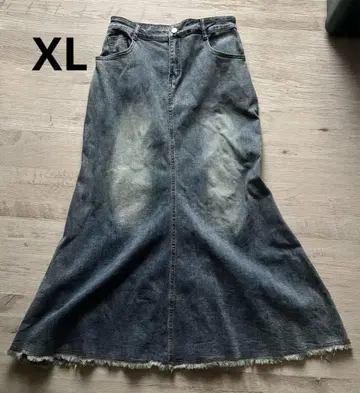 DAYCLOSET 데님 머메이드 스커트