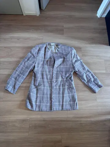 쇼와 레트로 Aquascutum 체크 자켓 트위드 10호 빈티지