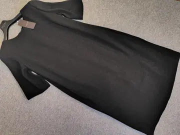 새상품 매킨토시 앤드류 패턴 루즈한 라인 원피스 M 블랙 샘플