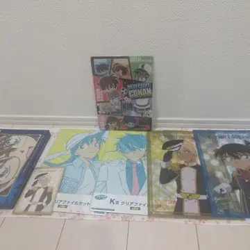 명탐정 코난 클리어 파일과 프리미엄 멀티 크로스 + 아트 보드