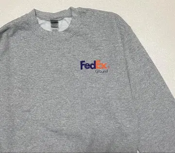 M 사이즈 FedEx 맨투맨 QA 프린트 그레이 GILDAN 기업