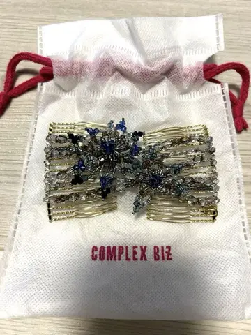 COMPLEX BIZ 스와로브스키 이지 빗 블루