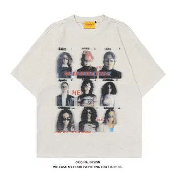 Woodlike 그래픽 오버 사이즈 티셔츠