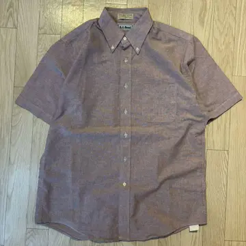 80s L.L.Bean USA제 반팔 셔츠 빈티지 엘엘빈