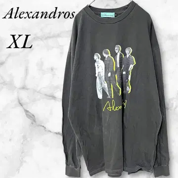 알렉산드로스 라이브 티셔츠 그래픽 프린트 XL 그레이