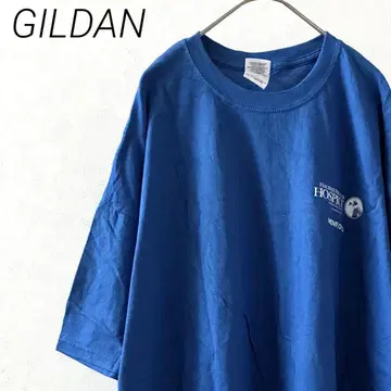 GILDAN 티셔츠 반팔 크루넥 문자 프린트 3L 빅 사이즈 넉넉한