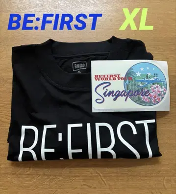 BE:FIRST 월드 투어 싱가포르 티셔츠 XL 스티커