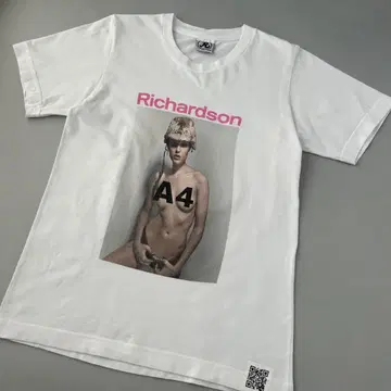 레어 XS 초기 태그 Richardson A4 티셔츠 테리 리차드슨
